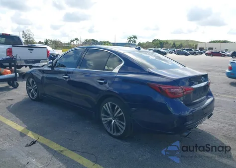 2022 Infiniti Q50 Sensory z USA, uszkodzony, nr VIN JN1EV7CPXNM310362